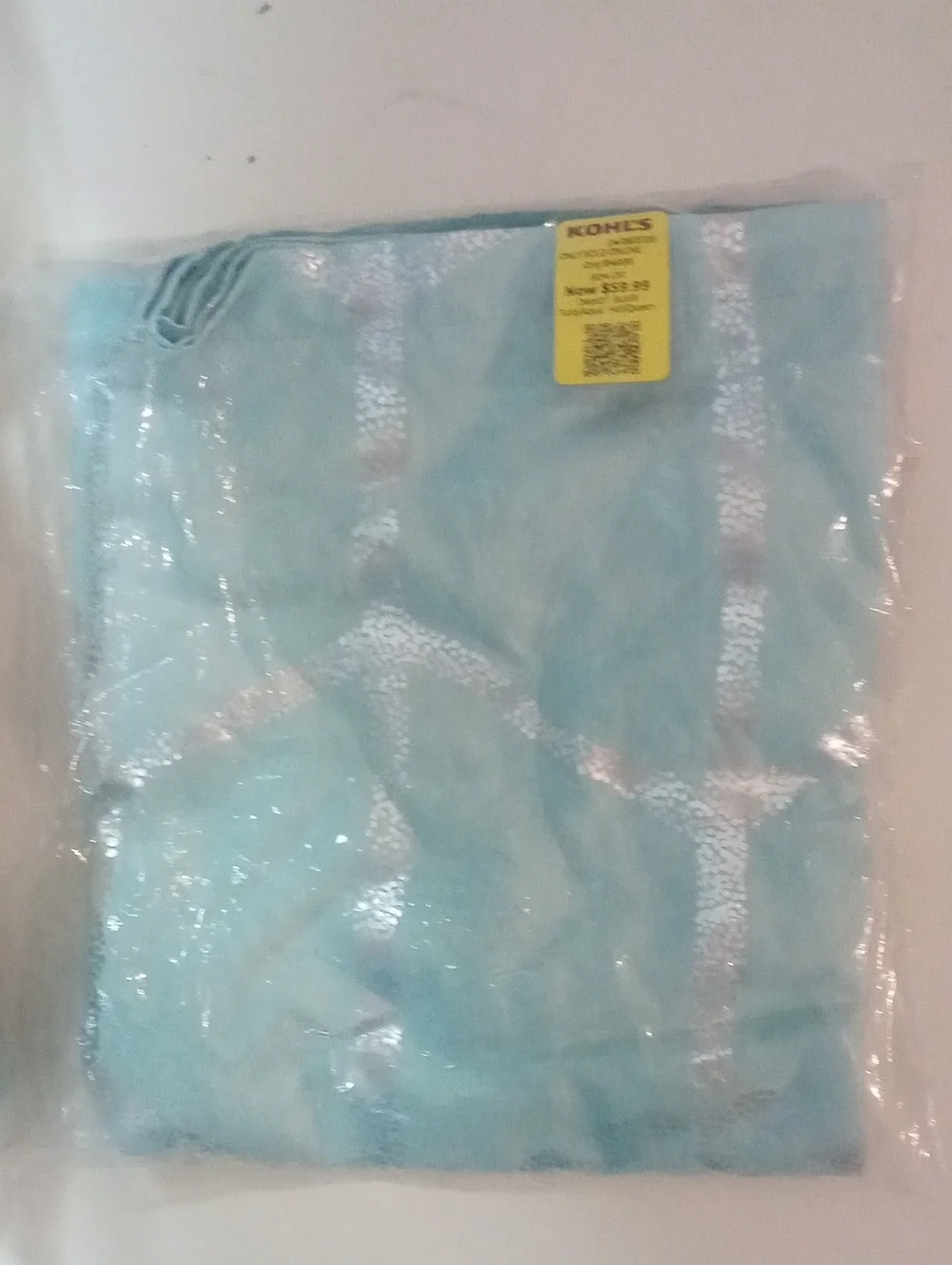 Full Queen Comforter Set NWT $149.99 Aqua Turquoise Silver